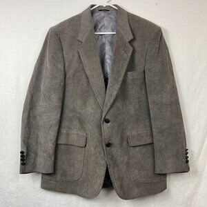 Vintage Wide Wale Corduroy Blazer Mens 44R Academia Teacher Preppy Professor